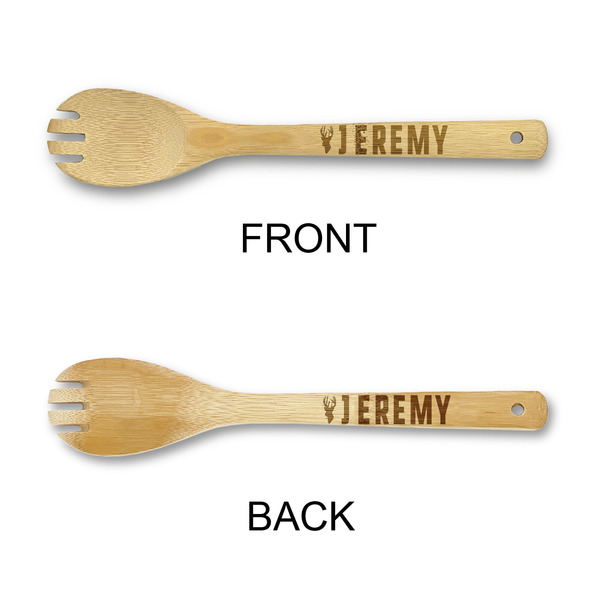 Hunting Camo Bamboo Sporks - Double Sided - APPROVAL