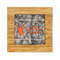 Hunting Camo Bamboo Trivet with 6" Tile - FRONT