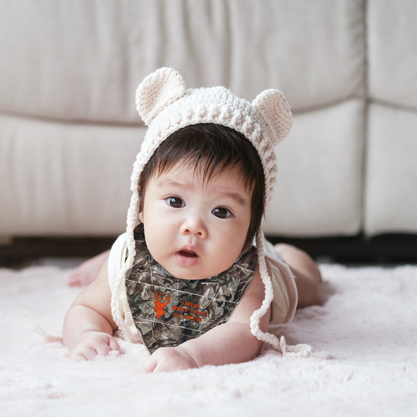 Hunting Camo Bandana Bib - (Lifestyle 2 girl)