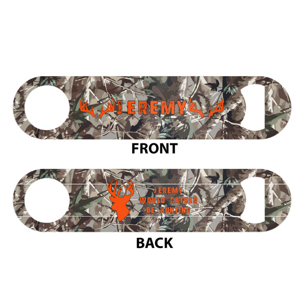 Hunting Camo Bar Bottle Opener - White - Approval