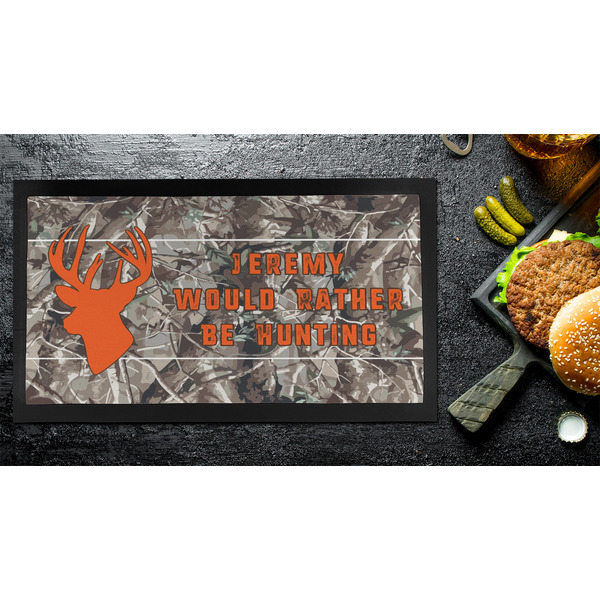 Hunting Camo Bar Mat - Small - LIFESTYLE