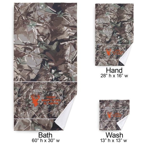 Hunting Camo Bath Towel Sets - 3-piece - Approval