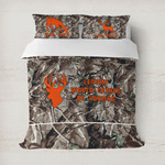 Hunting Camo Duvet Cover Set - Full / Queen (Personalized)