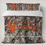 Hunting Camo Duvet Cover Set - King (Personalized)