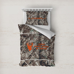 Hunting Camo Duvet Cover Set - Twin (Personalized)