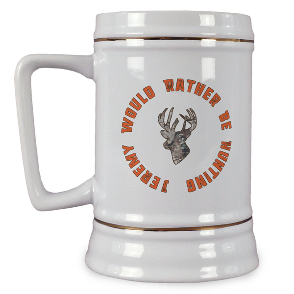 Custom Hunting Camo Beer Stein (Personalized)