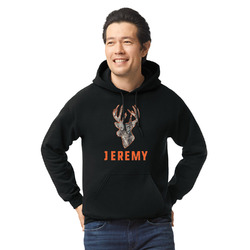 Hunting Camo Hoodie - Black (Personalized)