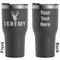 Hunting Camo Black RTIC Tumbler - Front and Back