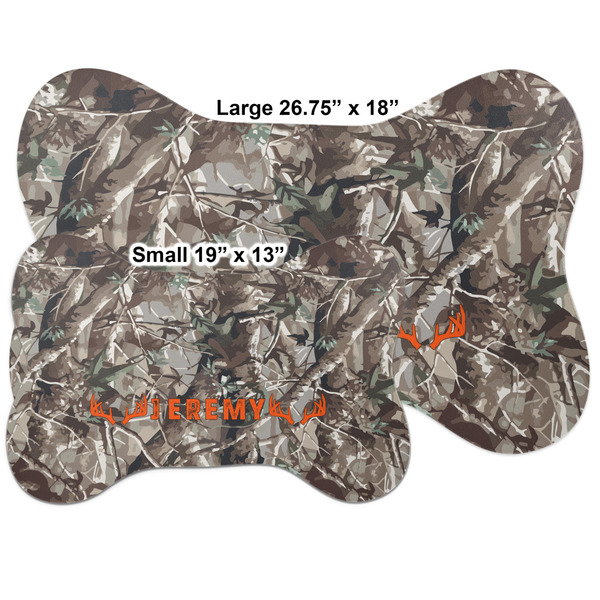 Hunting Camo Bone Shaped Mat Comparison