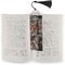 Hunting Camo Bookmark with tassel - In book