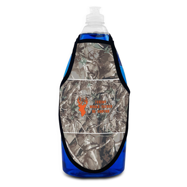 Hunting Camo Bottle Apron - Soap - FRONT