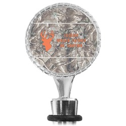 Hunting Camo Wine Bottle Stopper (Personalized)