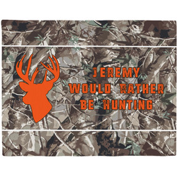 Hunting Camo Woven Fabric Placemat - Twill w/ Name or Text