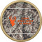 Hunting Camo Cabinet Knob - Gold - Front