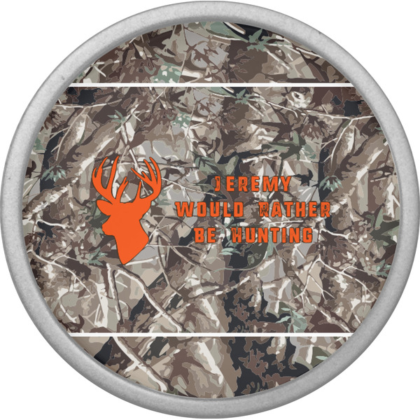 Hunting Camo Cabinet Knob - Nickel - Front