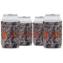 Hunting Camo Can Cooler (12 oz) - Set of 4 w/ Name or Text