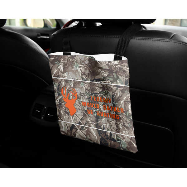 Hunting Camo Car Bag - In Use