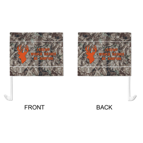 Hunting Camo Car Flag - Large - APPROVAL
