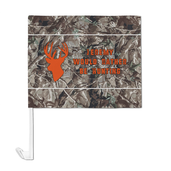 Hunting Camo Car Flag - Large - FRONT