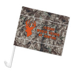 Hunting Camo Car Flag - Large (Personalized)