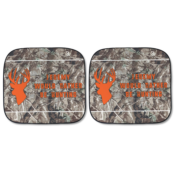 Hunting Camo Car Sun Shades - FRONT