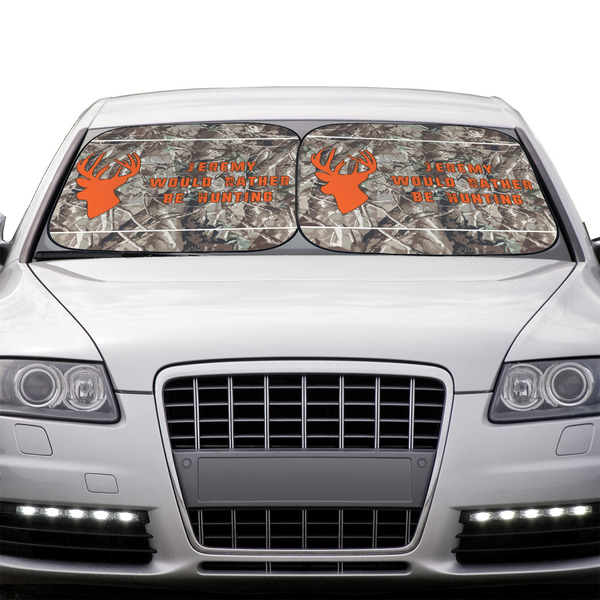 Hunting Camo Car Sun Shades - IN CONTEXT