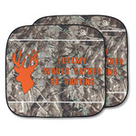 Hunting Camo Car Sun Shade - Two Piece (Personalized)