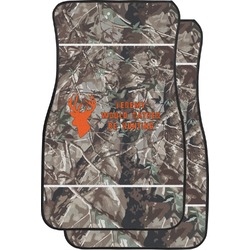 Hunting Camo Car Floor Mats (Front Seat) (Personalized)
