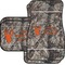 Hunting Camo Car Floor Mats Set - 2 Front & 2 Back (Personalized)