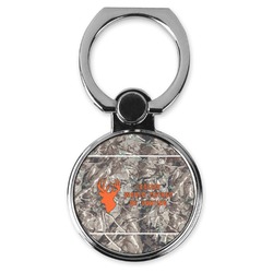 Hunting Camo Cell Phone Ring Stand & Holder (Personalized)