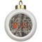 Hunting Camo Ceramic Ball Ornament (Personalized)