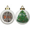 Hunting Camo Ceramic Christmas Ornament - X-Mas Tree (APPROVAL)