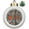 Hunting Camo Ceramic Christmas Ornament - Xmas Tree (Front View)