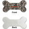 Hunting Camo Ceramic Flat Ornament - Bone Front & Back Single Print (APPROVAL)