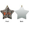 Hunting Camo Ceramic Flat Ornament - Star Front & Back (APPROVAL)