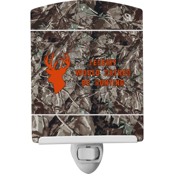 Custom Hunting Camo Ceramic Night Light (Personalized)
