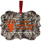 Hunting Camo Metal Frame Ornament - Double Sided w/ Name or Text