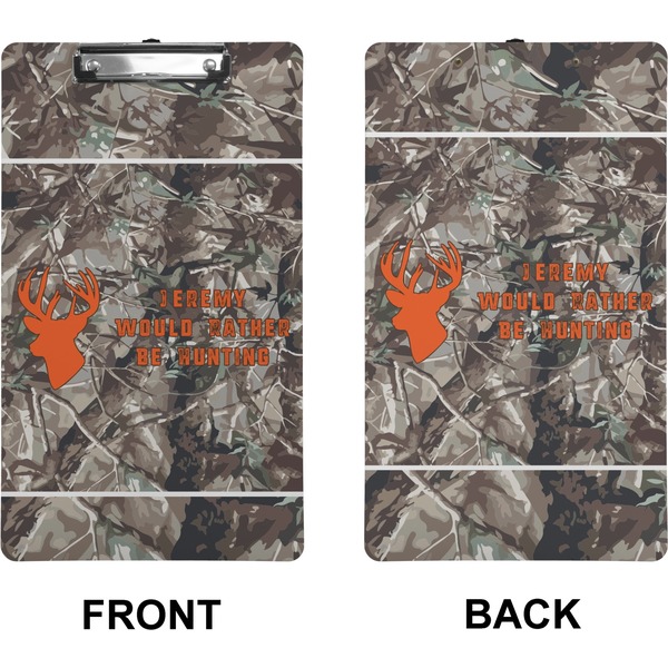 Hunting Camo Clipboard (Legal) (Front + Back)
