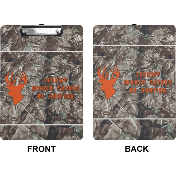 Hunting Camo Clipboard (Letter) (Front + Back)