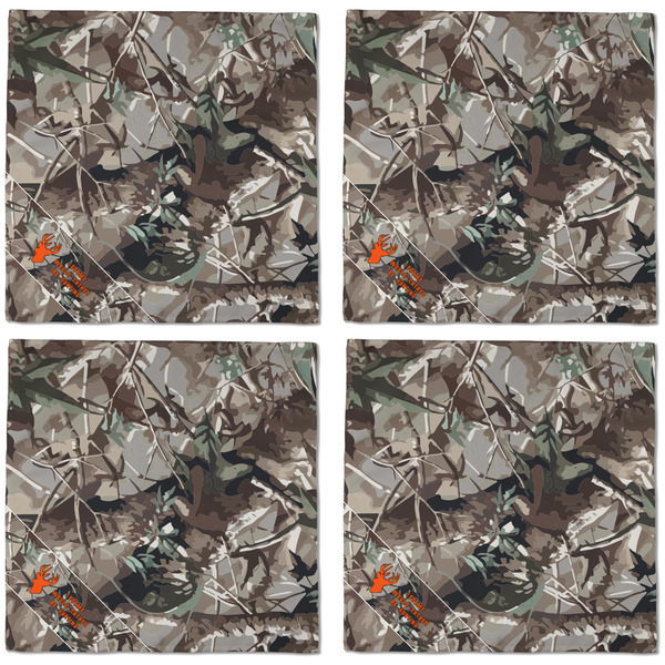 Hunting Camo Cloth Napkins - Personalized Dinner (APPROVAL) Set of 4