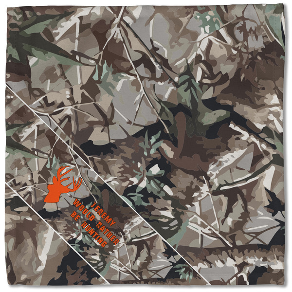 Hunting Camo Cloth Napkins - Personalized Lunch (Single Full Open)