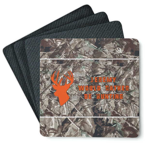 Hunting Camo Coaster Rubber Back - Main