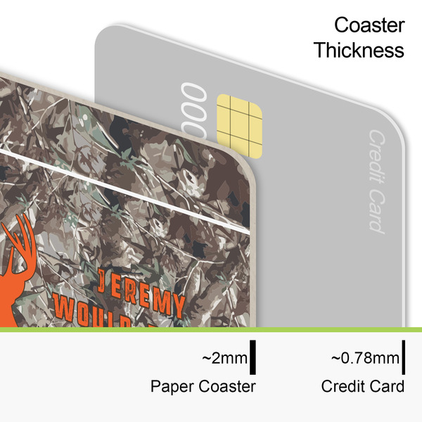 Hunting Camo Coaster Thickness