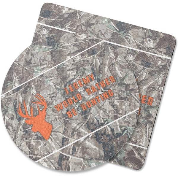 Custom Hunting Camo Rubber Backed Coaster (Personalized)