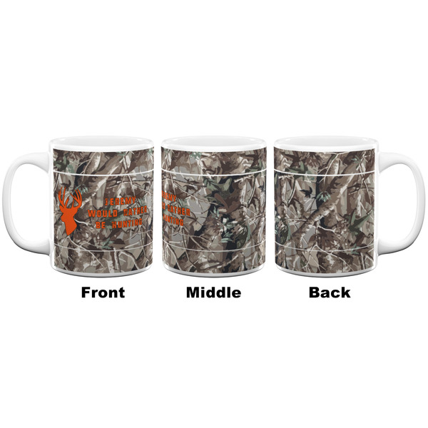 Hunting Camo Coffee Mug - 11 oz - White APPROVAL