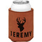 Hunting Camo Leatherette Can Sleeve - Single Sided (Personalized)