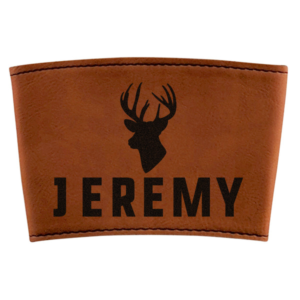 Custom Hunting Camo Leatherette Cup Sleeve (Personalized)