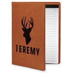 Hunting Camo Leatherette Portfolio with Notepad - Small - Single Sided (Personalized)