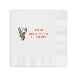 Hunting Camo Coined Cocktail Napkins (Personalized)