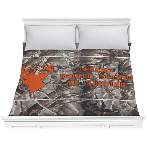 Custom Hunting Camo Comforter - King (Personalized)